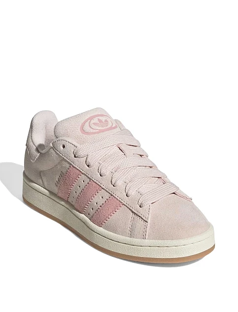 Женские кеды Adidas CAMPUS 00s кожаные розовые - фото 3 - Miraton