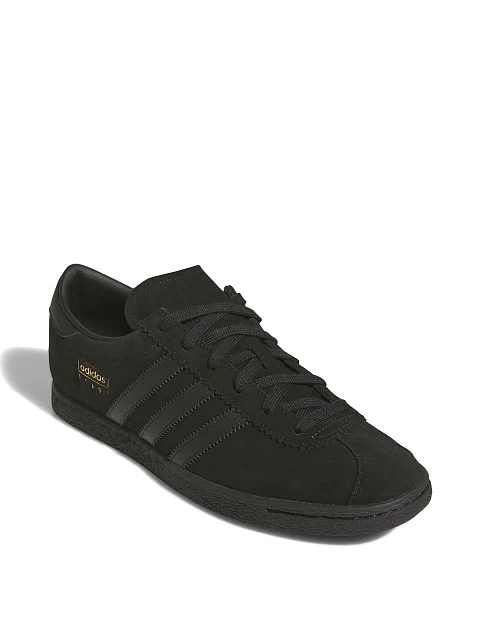 Чоловічі кеди Adidas STADT шкіряні чорні - фото 2 - Miraton