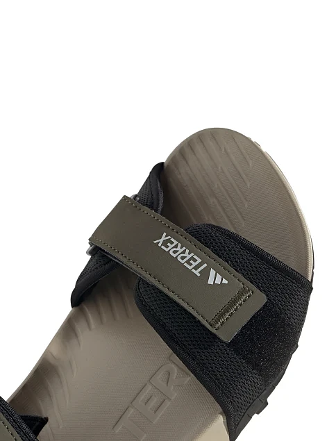 Мужские сандалии Adidas TERREX HYDROTERRA текстильные зеленые - фото 7 - Miraton