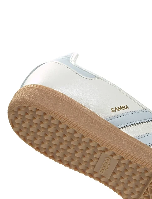 Женские кеды Adidas SAMBA JANE кожаные белые - фото 7 - Miraton