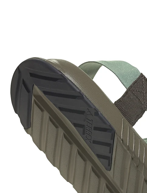 Мужские сандалии Adidas TERREX HYDROTERRA LIGHT текстильные зеленые - фото 9 - Miraton