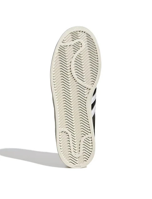 Мужские кеды Adidas SUPERSTAR II кожаные черные - фото 7 - Miraton