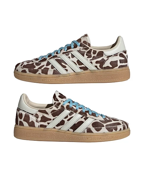 Женские кеды Adidas HANDBALL SPEZIAL кожаные бежевые - фото 8 - Miraton