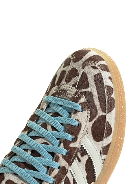 Женские кеды Adidas HANDBALL SPEZIAL кожаные бежевые - фото 9 - Miraton