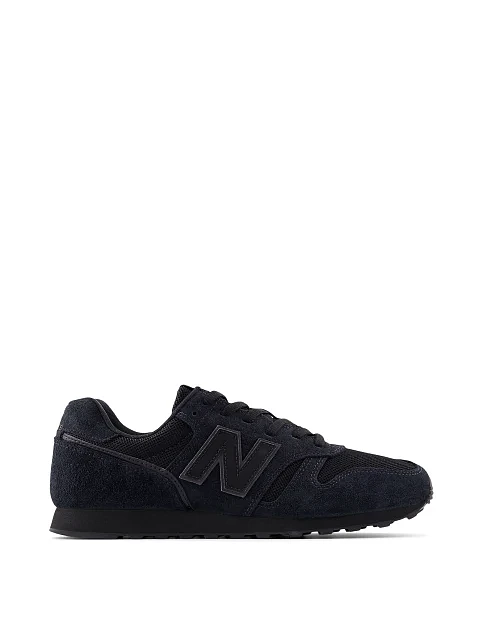 Мужские кроссовки New Balance M373253 замшевые черные - фото 1 - Miraton