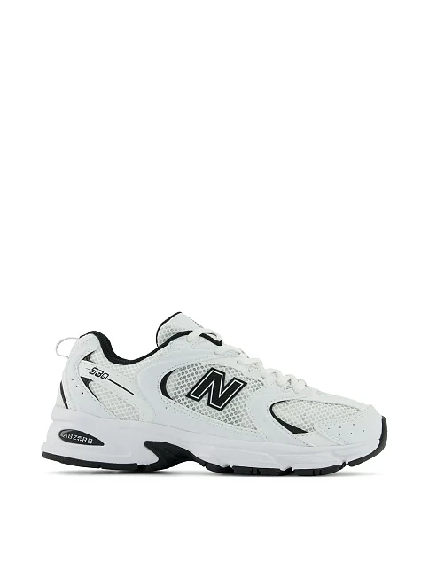 Женские кроссовки New Balance MR530EWB из экокожи белые - фото 1 - Miraton