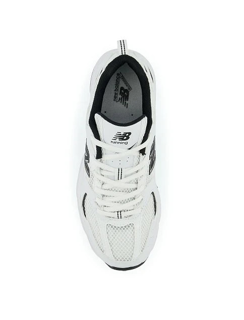 Женские кроссовки New Balance MR530EWB из экокожи белые - фото 4 - Miraton