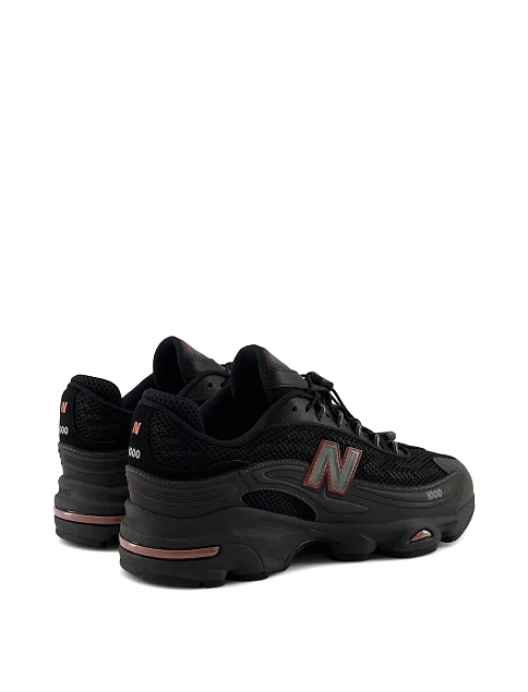 Мужские кроссовки New Balance U100010A из экокожи черные - фото 4 - Miraton