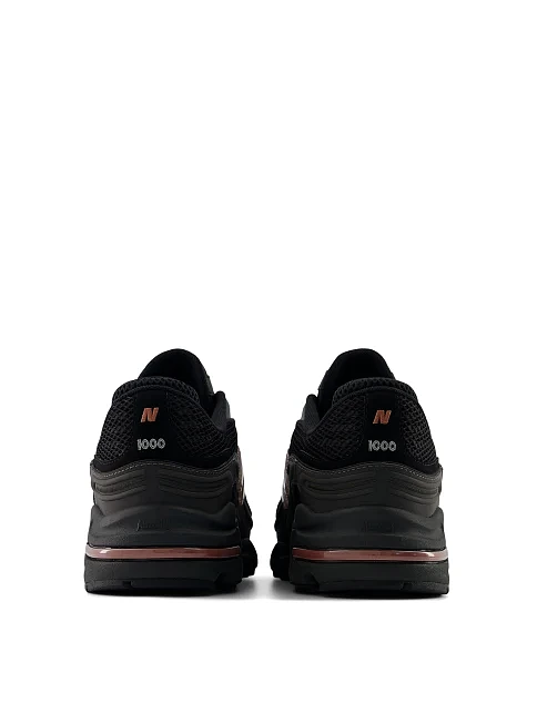 Мужские кроссовки New Balance U100010A из экокожи черные - фото 5 - Miraton