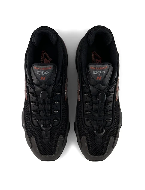 Мужские кроссовки New Balance U100010A из экокожи черные - фото 6 - Miraton