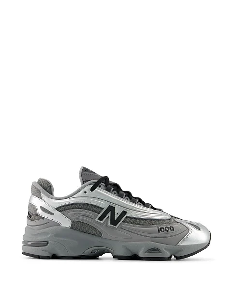 Мужские кроссовки New Balance U10007RF из экокожи серые - фото 1 - Miraton