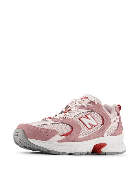 Женские кроссовки New Balance U5304GM замшевые розовые - фото 3 - Miraton