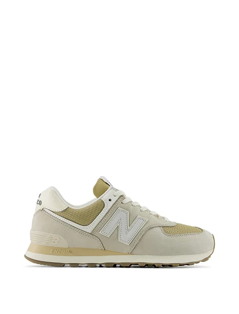 Жіночі кросівки New Balance U5748DF з нубуку бежеві - фото 1 - Miraton