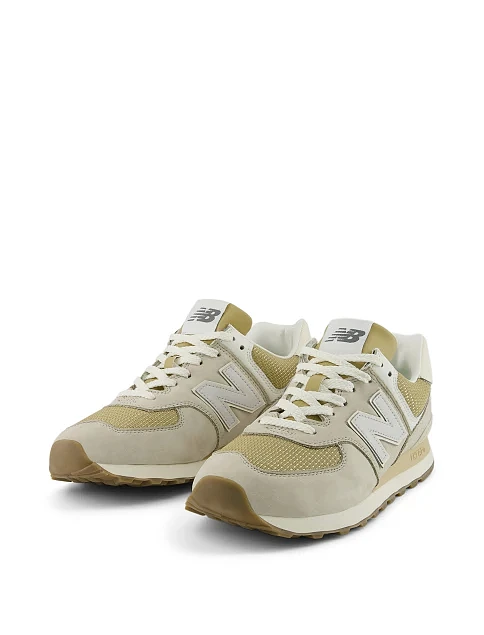 Жіночі кросівки New Balance U5748DF з нубуку бежеві - фото 6 - Miraton