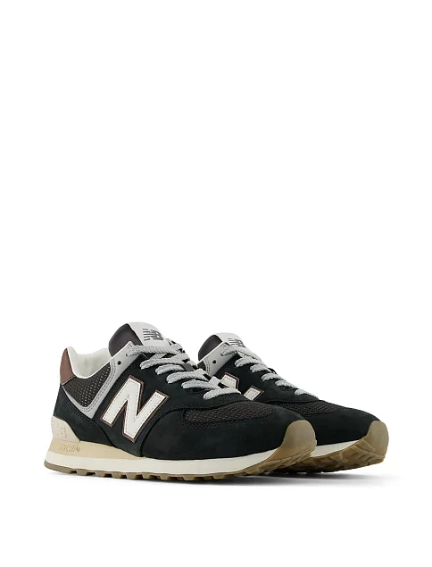 Мужские кроссовки New Balance U5748SB замшевые черные - фото 2 - Miraton