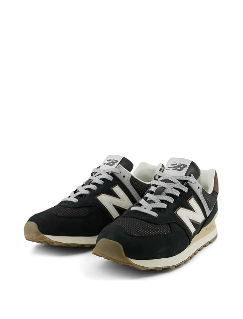 Мужские кроссовки New Balance U5748SB замшевые черные - фото 3 - Miraton