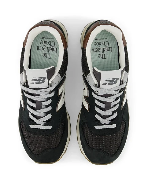 Мужские кроссовки New Balance U5748SB замшевые черные - фото 5 - Miraton