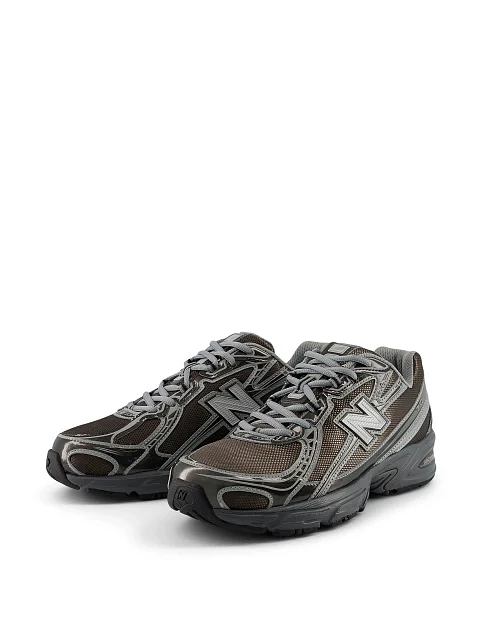 Мужские кроссовки New Balance U7407YI из экокожи серые - фото 5 - Miraton