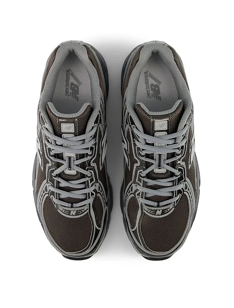 Мужские кроссовки New Balance U7407YI из экокожи серые - фото 7 - Miraton