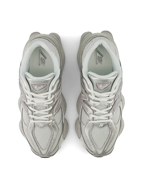 Женские кроссовки New Balance U90606MU кожаные серые - фото 6 - Miraton