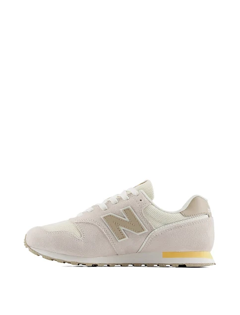Женские кроссовки New Balance W373686 замшевые бежевые - фото 5 - Miraton