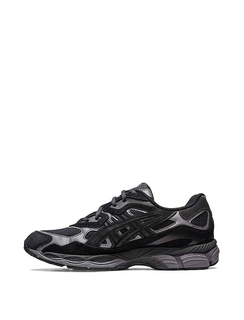 Мужские кроссовки Asics GEL-NYC из экокожи черные - фото 2 - Miraton
