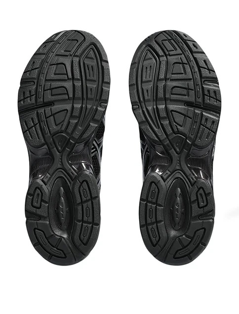 Мужские кроссовки Asics GEL-1130 из экокожи черные - фото 5 - Miraton