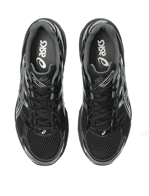 Мужские кроссовки Asics GEL-1130 из экокожи черные - фото 6 - Miraton