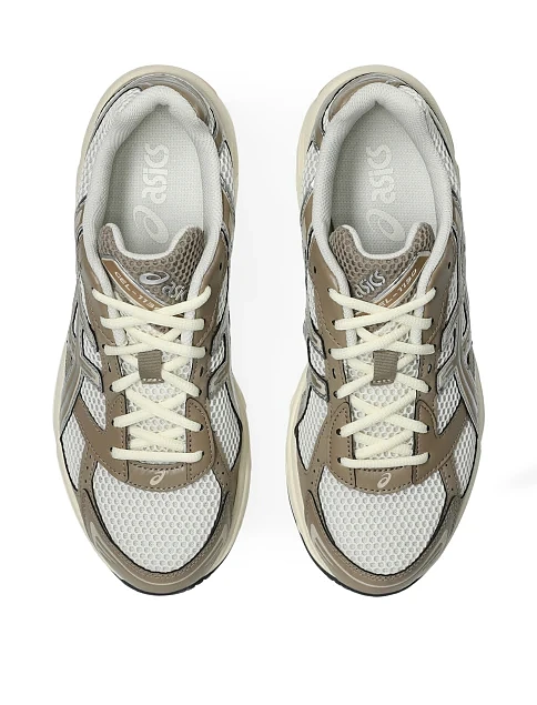 кроссовки Asics GEL-1130 из экокожи бежевые - фото 5 - Miraton