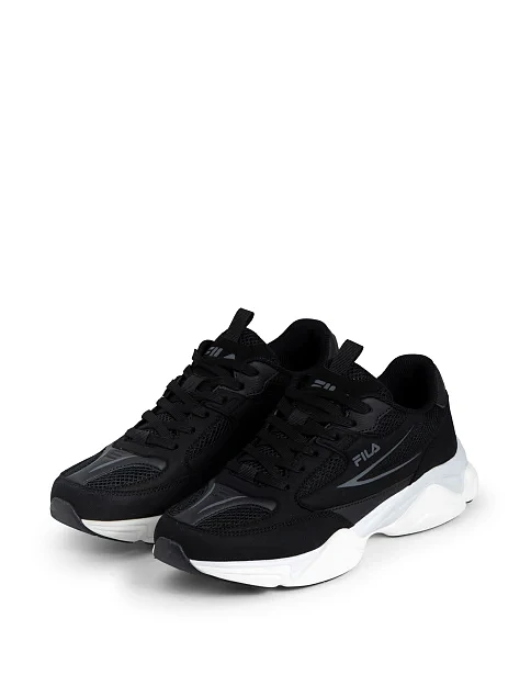 Мужские кроссовки FILA RECADE S из экокожи черные - фото 2 - Miraton