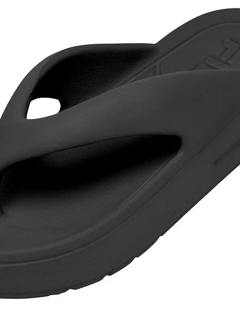 Женские шлепанцы FILA SUPERBUBBLE резиновые черные - фото 6 - Miraton