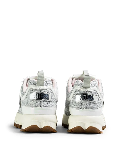 Жіночі кросівки FILA DISRUPTOR CQ wmn з екошкіри сірі - фото 3 - Miraton