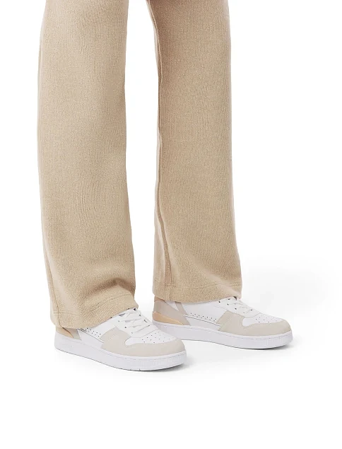 Жіночі кеди Lacoste T-CLIP шкіряні білі - фото 6 - Miraton