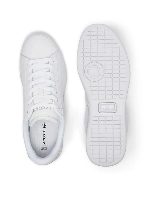 Жіночі кеди Lacoste CARNABY шкіряні білі - фото 4 - Miraton