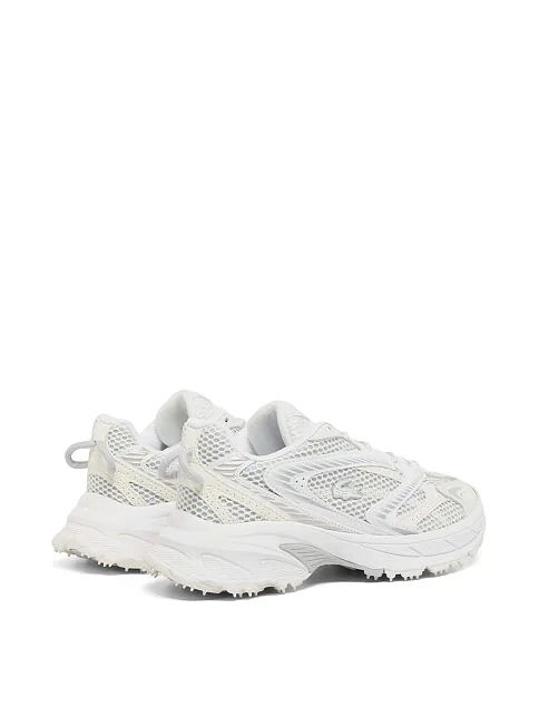 Женские кроссовки Lacoste L003 замшевые молочного цвета - фото 3 - Miraton