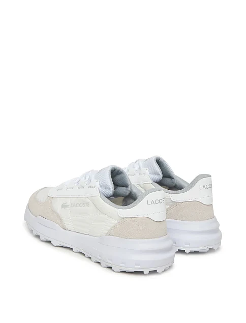 Мужские кроссовки Lacoste ELITE ACTIVE замшевые белые - фото 3 - Miraton