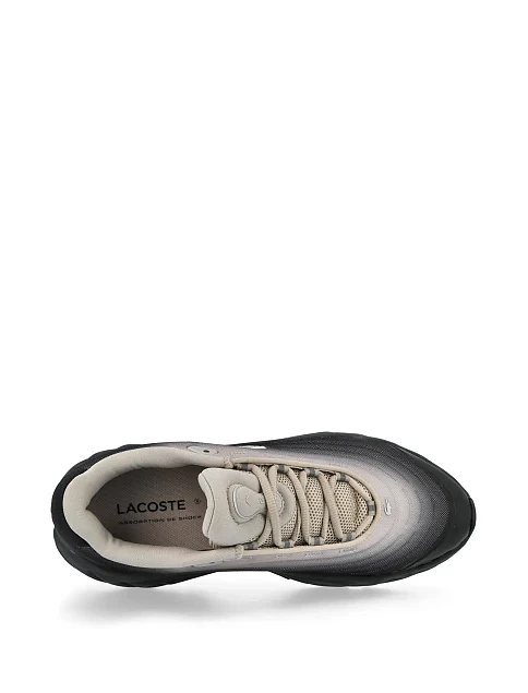 Чоловічі кросівки Lacoste SPINOR текстильні сірі - фото 5 - Miraton