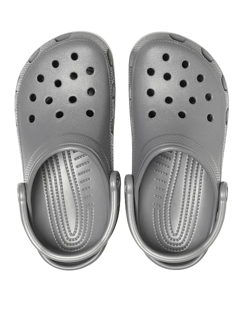 Чоловічі сабо Crocs Classic Clog гумові сірі - фото 4 - Miraton