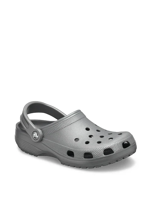 Чоловічі сабо Crocs Classic Clog гумові сірі - фото 6 - Miraton