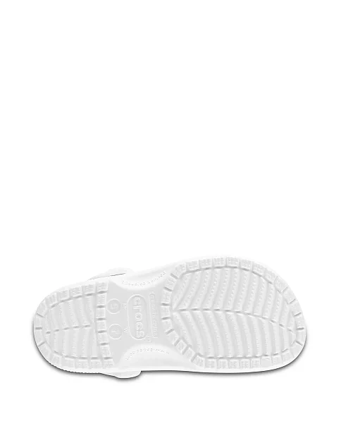 Женские сабо Crocs Classic Clog резиновые белые - фото 4 - Miraton