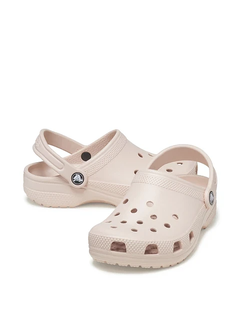 Жіночі сабо Crocs Classic Clog гумові рожеві - фото 3 - Miraton