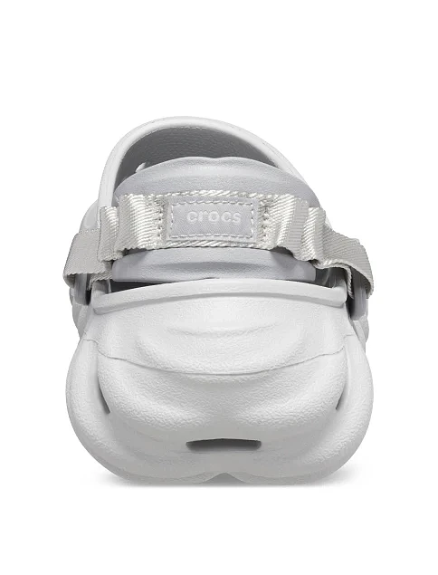 Женские сабо Crocs Echo Clog резиновые серые - фото 7 - Miraton