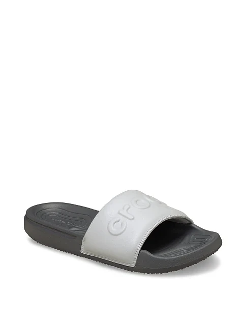Мужские шлепанцы Crocs All Day Slide из экокожи белые - фото 6 - Miraton