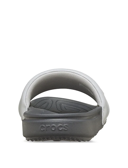 Мужские шлепанцы Crocs All Day Slide из экокожи белые - фото 7 - Miraton