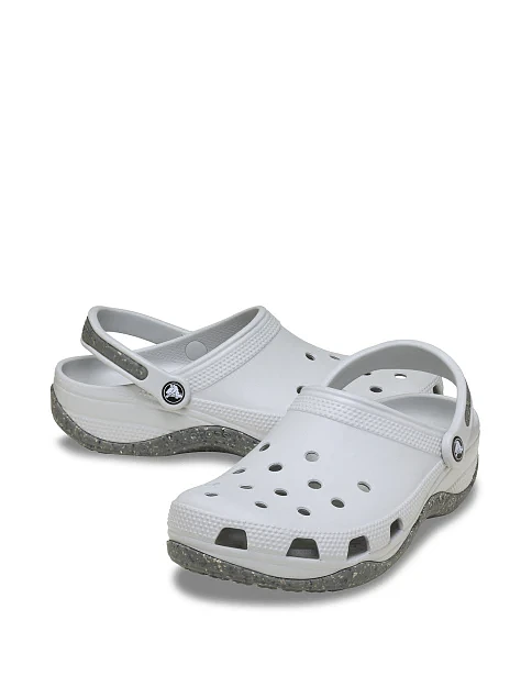Мужские сабо Crocs Classic Clog резиновые серые - фото 3 - Miraton