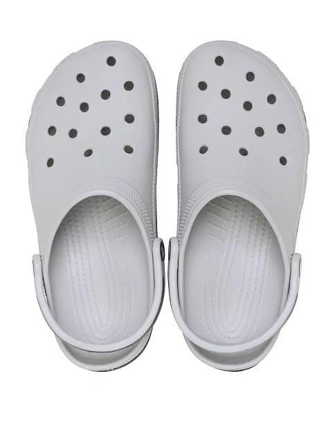 Мужские сабо Crocs Classic Clog резиновые серые - фото 4 - Miraton