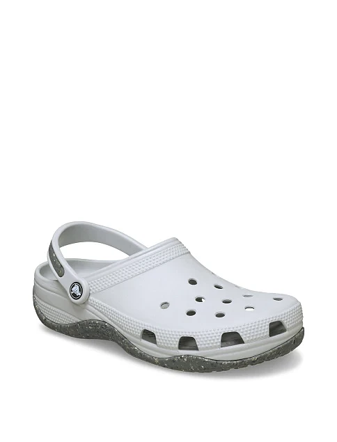 Мужские сабо Crocs Classic Clog резиновые серые - фото 6 - Miraton