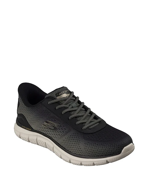 Чоловічі кросівки Skechers TRACK текстильні сірі - фото 5 - Miraton