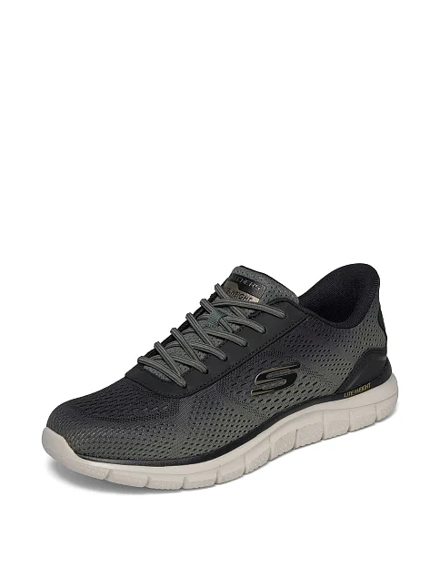 Чоловічі кросівки Skechers TRACK текстильні сірі - фото 6 - Miraton
