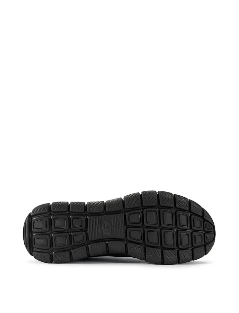 Чоловічі кросівки Skechers TRACK текстильні чорні - фото 6 - Miraton